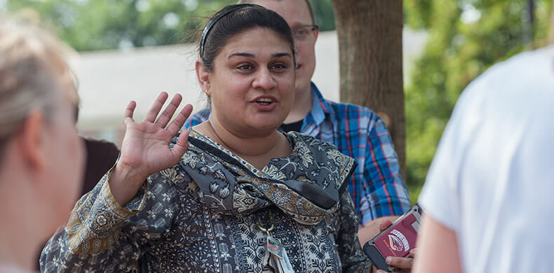 Samya Zain, associate professor and chair, Department of Physics